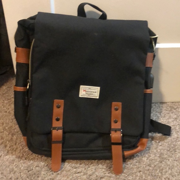 Modoker Handbags - Back Pack Black.